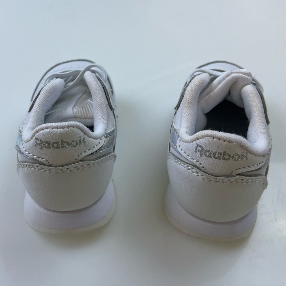 Reebok White Kids Heritage Sneakers N248-30 - Picture 6 of 8